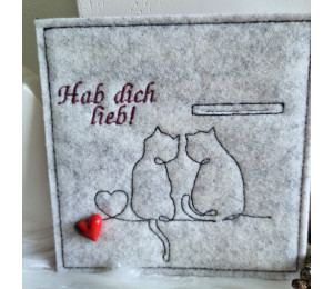 ADVENTSKALENDER 17. Dezember - Stickserie ITH Geschenkekarte Schlitz Baukasten